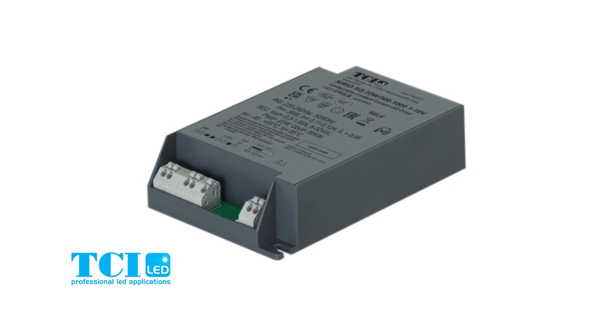 SIRIO SQ 22W/200-700 1-10V (145068) - LED Drivers