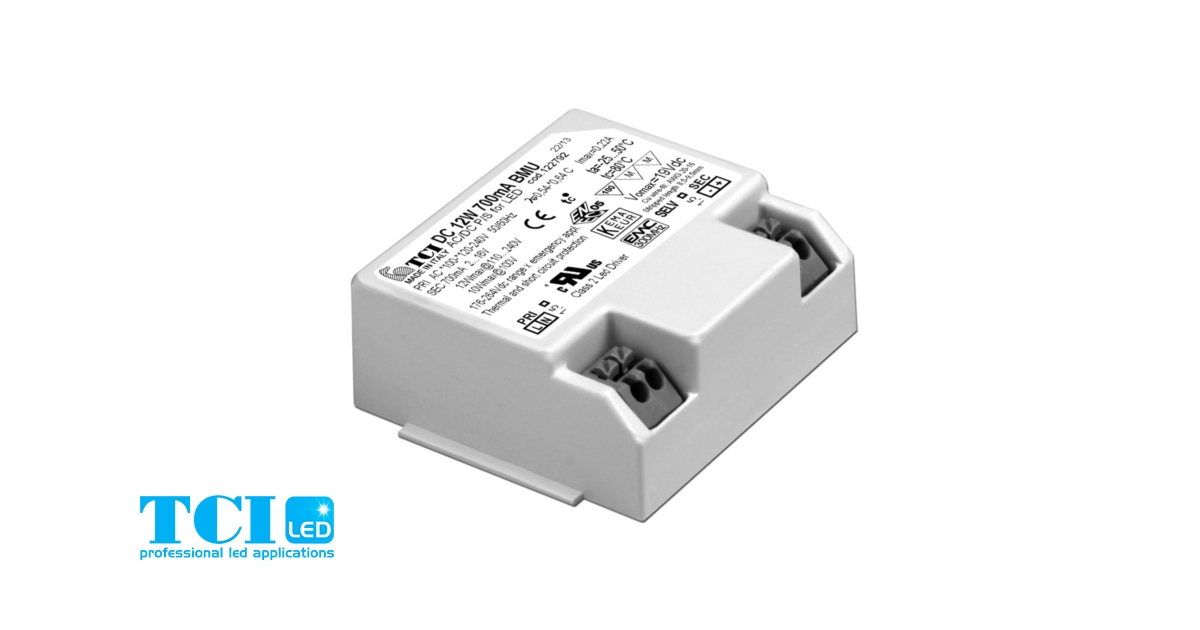 Alimentatore LED TCI 122813 - DC 6W 500mA/12VDC, Per Luci LED, Corrente Continua - Foto 2