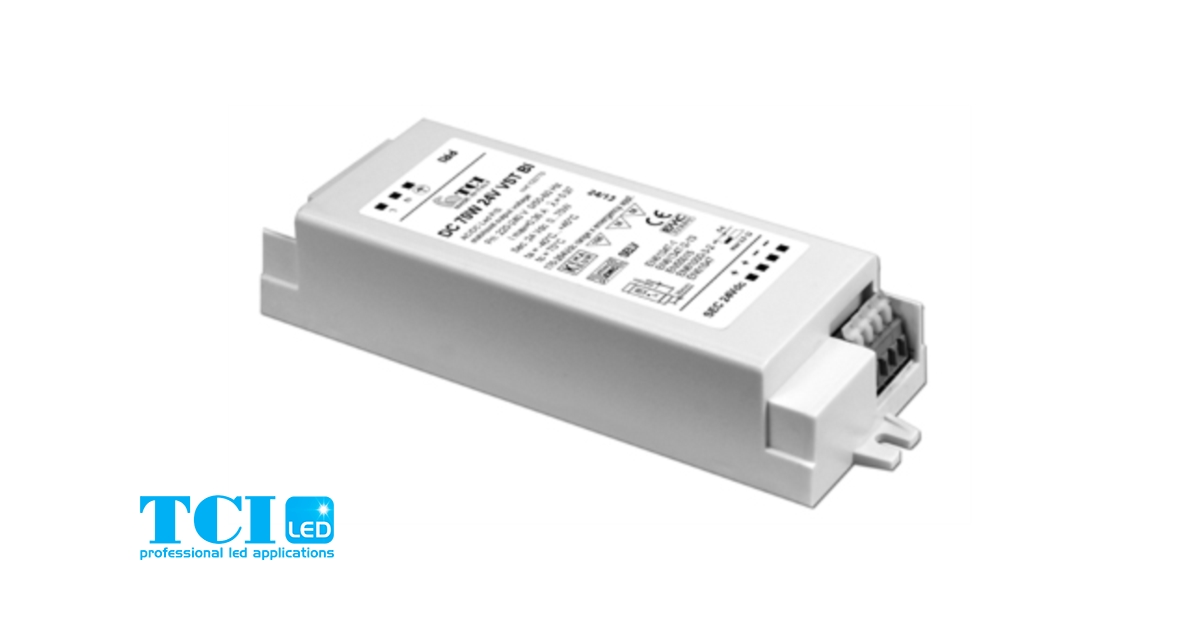 Ledco tr2450/cl2 alimentatore 50w 24V 2a ip20