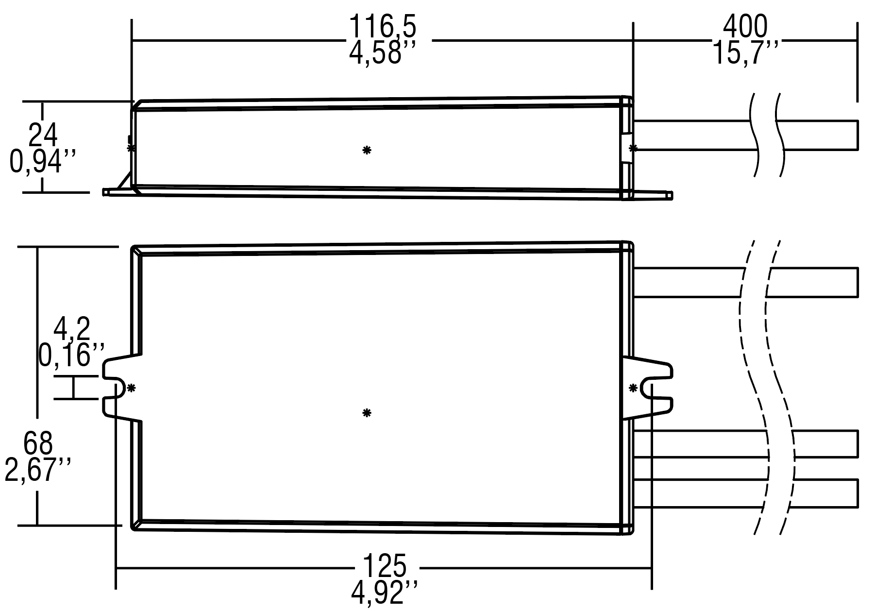STARLIGHT 36 200-1050 DALI NFC IP67 - 142130 - TCI